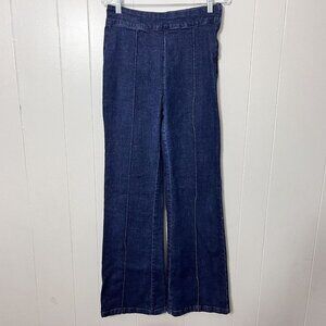 Fashion Nova Womens Flare Blue Jeans Size L EUC